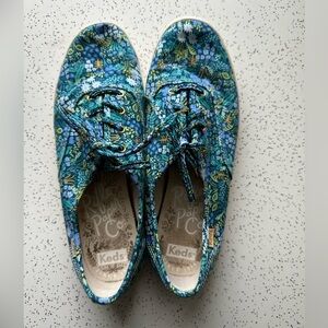 Rifle Paper Co x Keds Floral Canvas Sneakers – Women’s Size 8